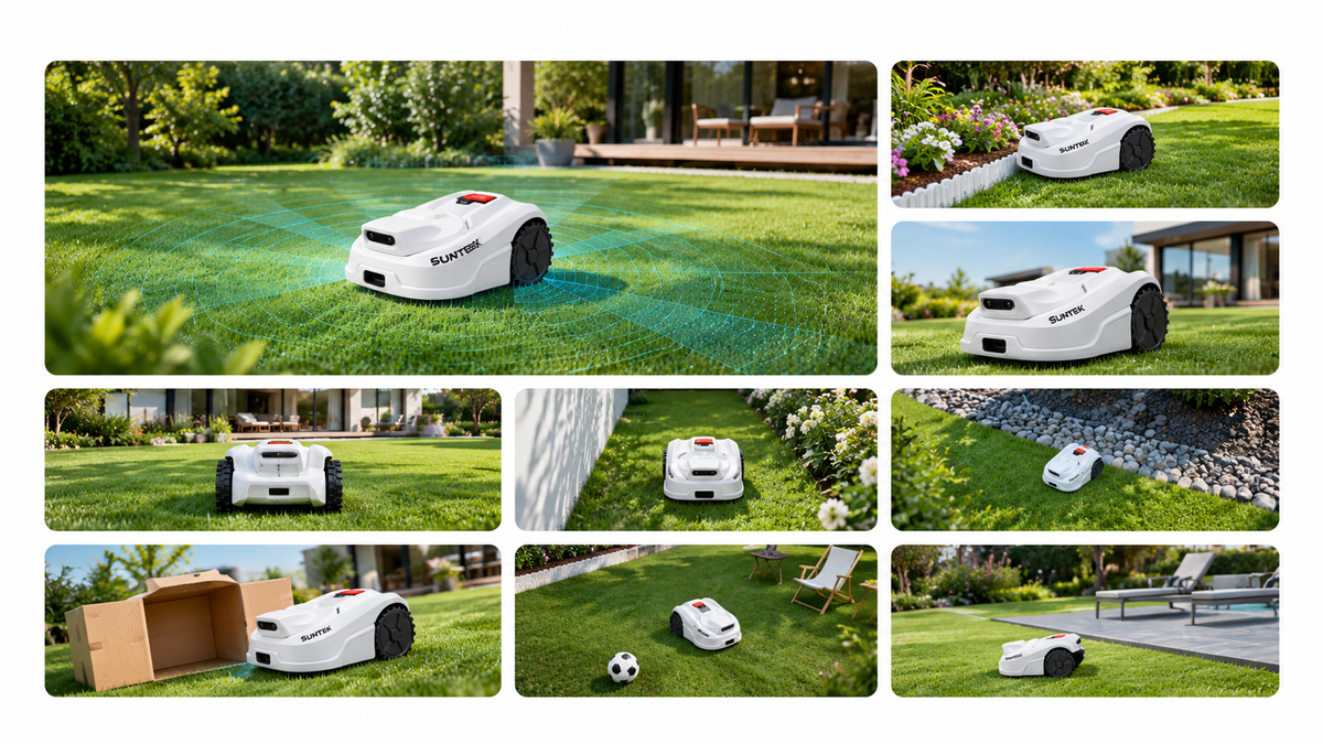 Suntek V600 Wire-Free Robotic Lawn Mower